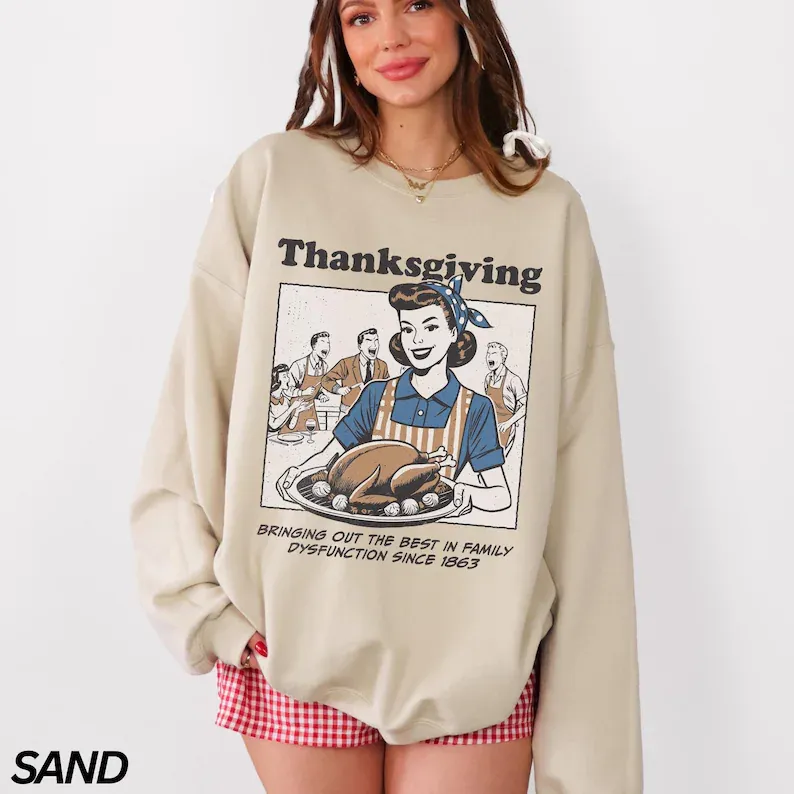 Retro Thanksgiving Sweatshirt
