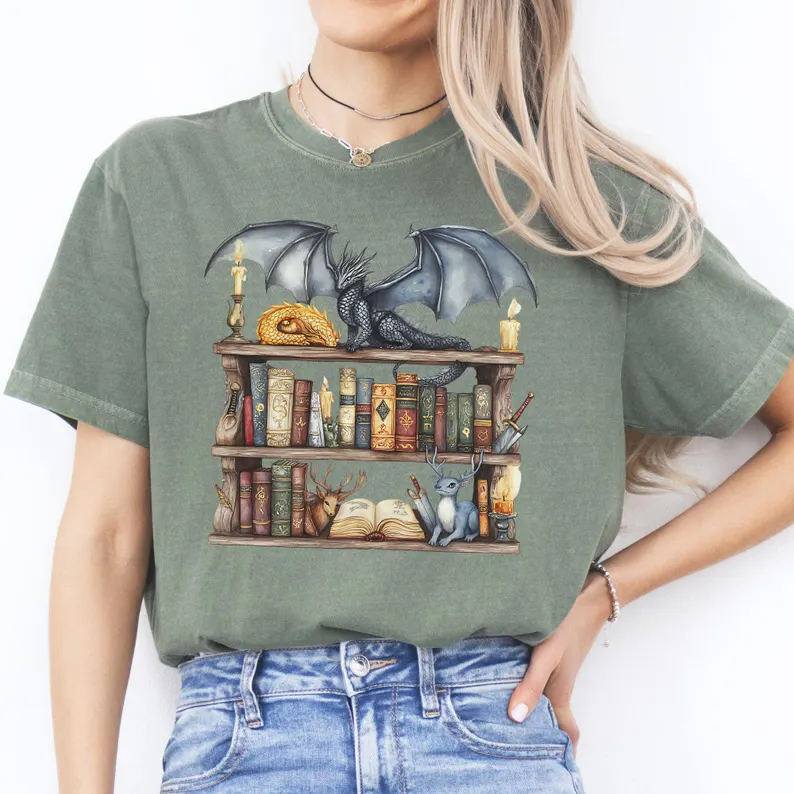 Fantasy Bookshelf shirt