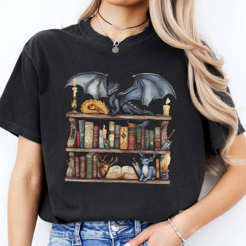 Fantasy Bookshelf shirt