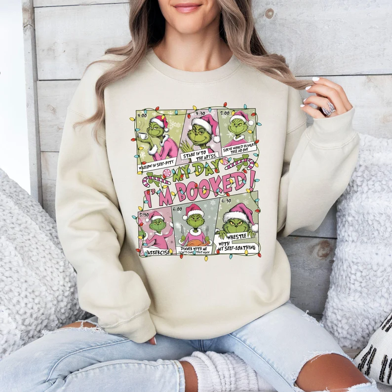 Grinch Christmas Crewneck Sweatshirt