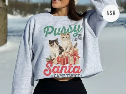 Raunchy Christmas Cat Sweater