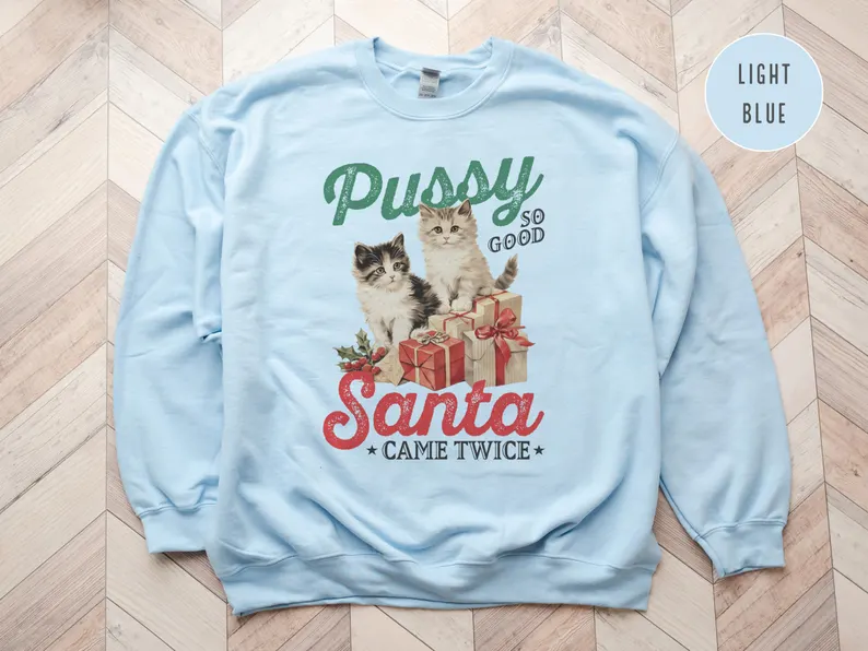 Raunchy Christmas Cat Sweater