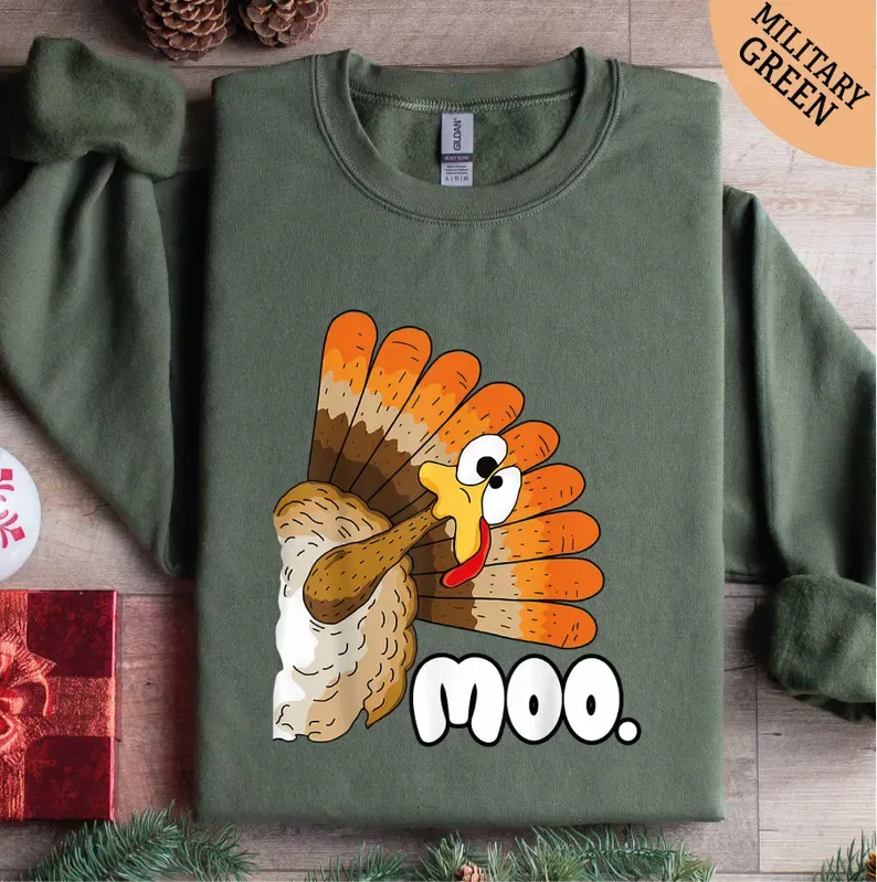 Moo Turkey Sweatshirt