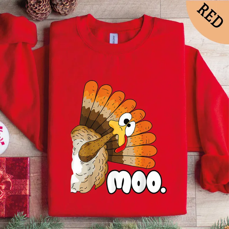 Moo Turkey Sweatshirt