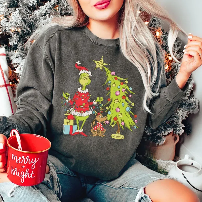 Grinch Christmas Sweatshirt