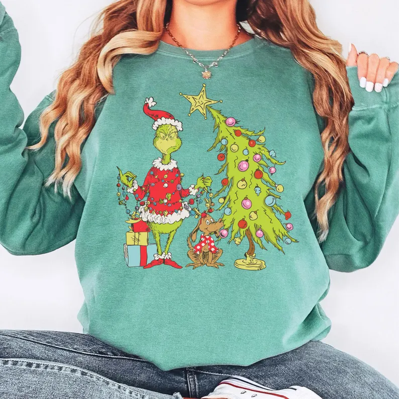 Grinch Christmas Sweatshirt