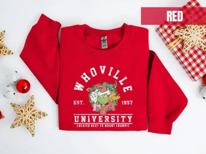 Whoville University Vintage Style Sweatshirt