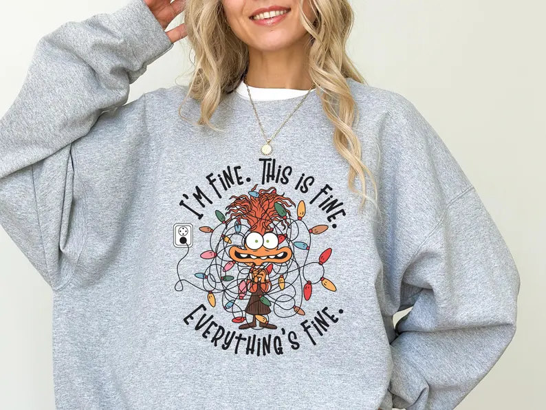 Anxiety Christmas Sweatshirt