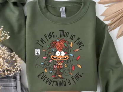 Anxiety Christmas Sweatshirt