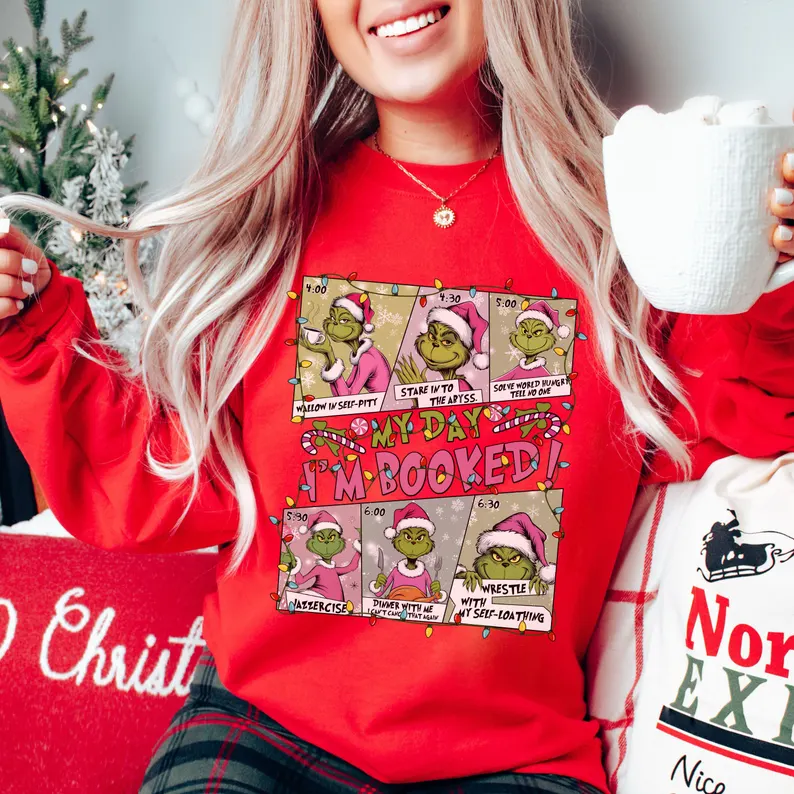 Grinch Christmas Crewneck Sweatshirt