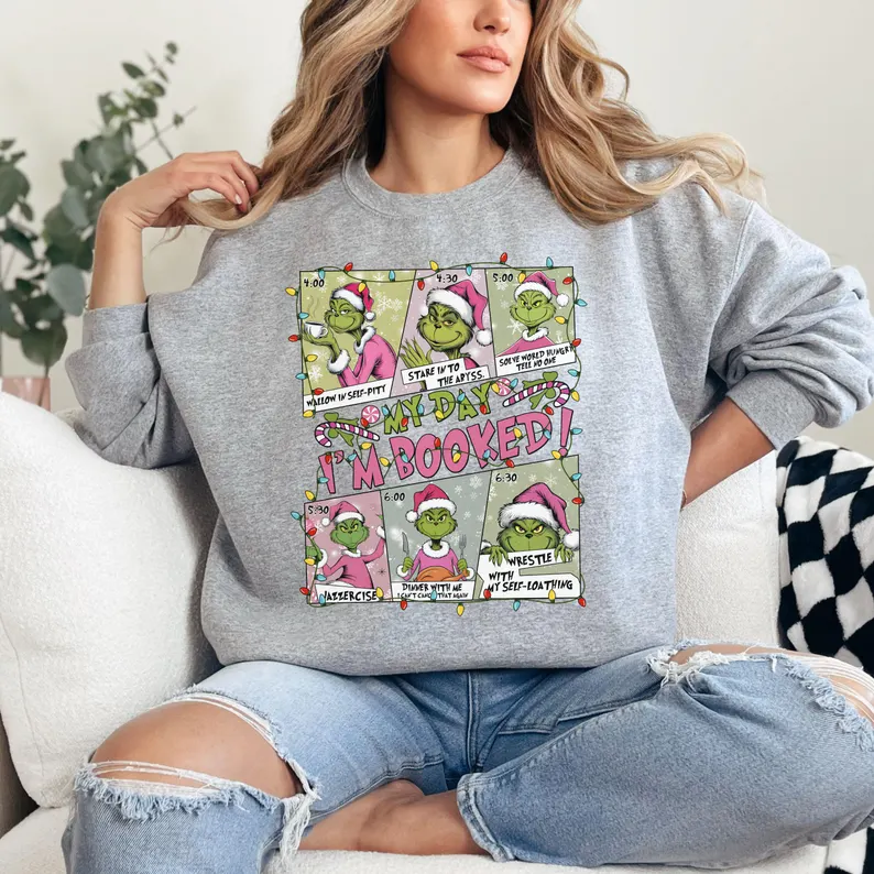 Grinch Christmas Crewneck Sweatshirt