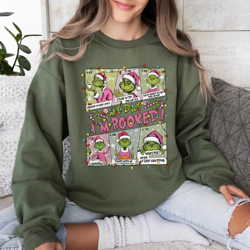 Grinch Christmas Crewneck Sweatshirt