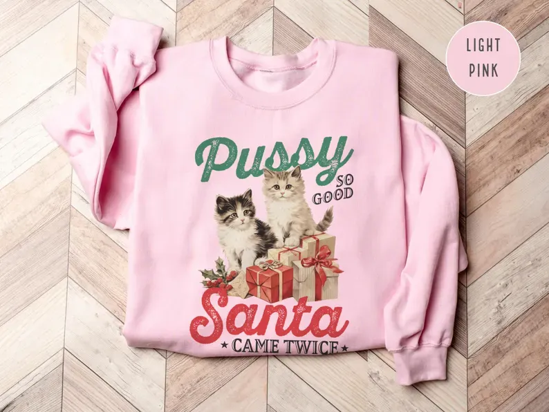 Raunchy Christmas Cat Sweater
