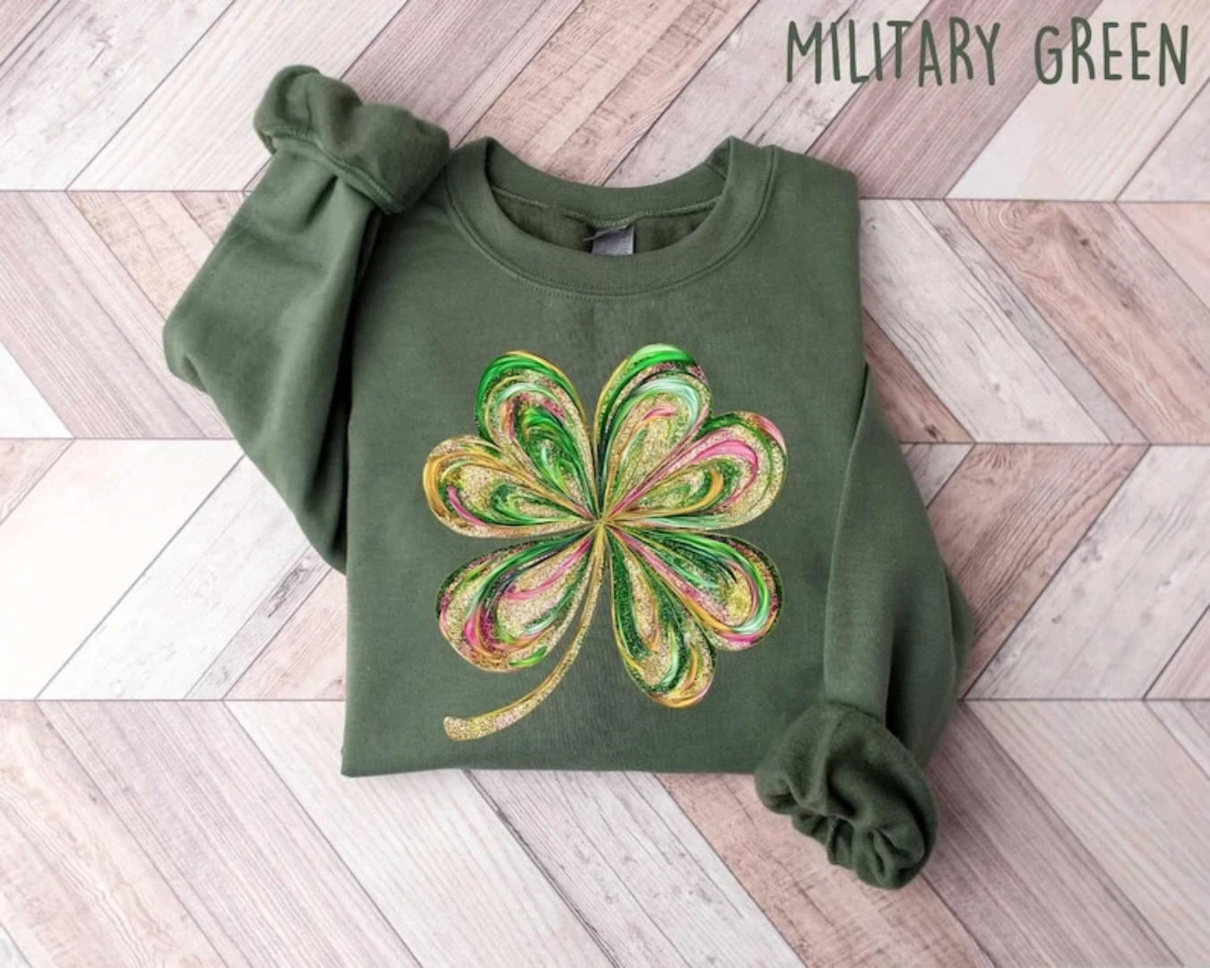 Retro Shamrock Sweatshirt