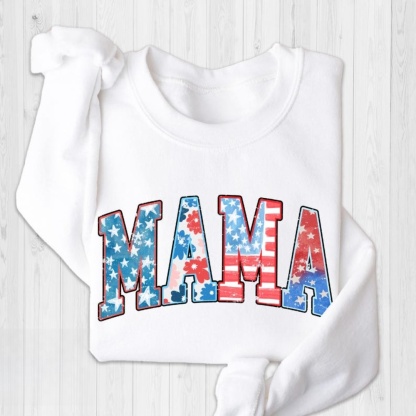 Retro American Mama Sweatshirt