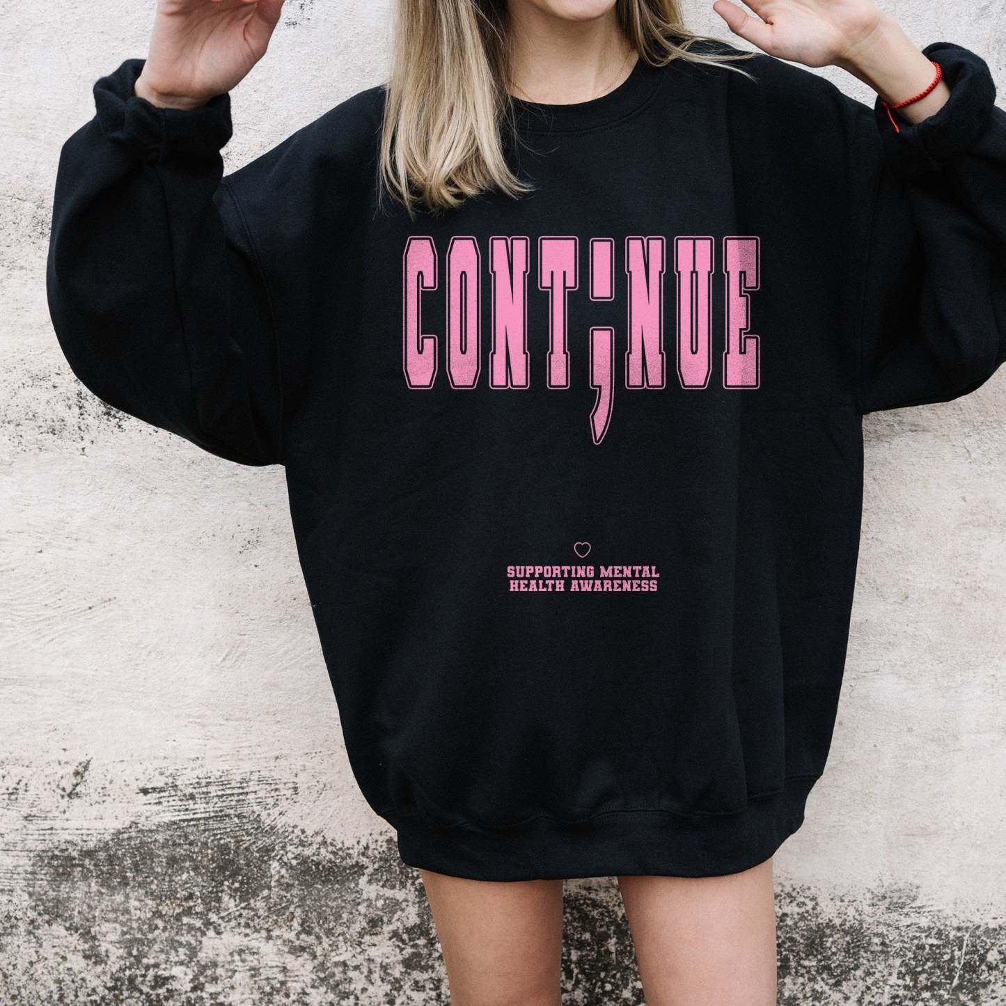 Continue Mental Health Sweatshirt-lovefitte