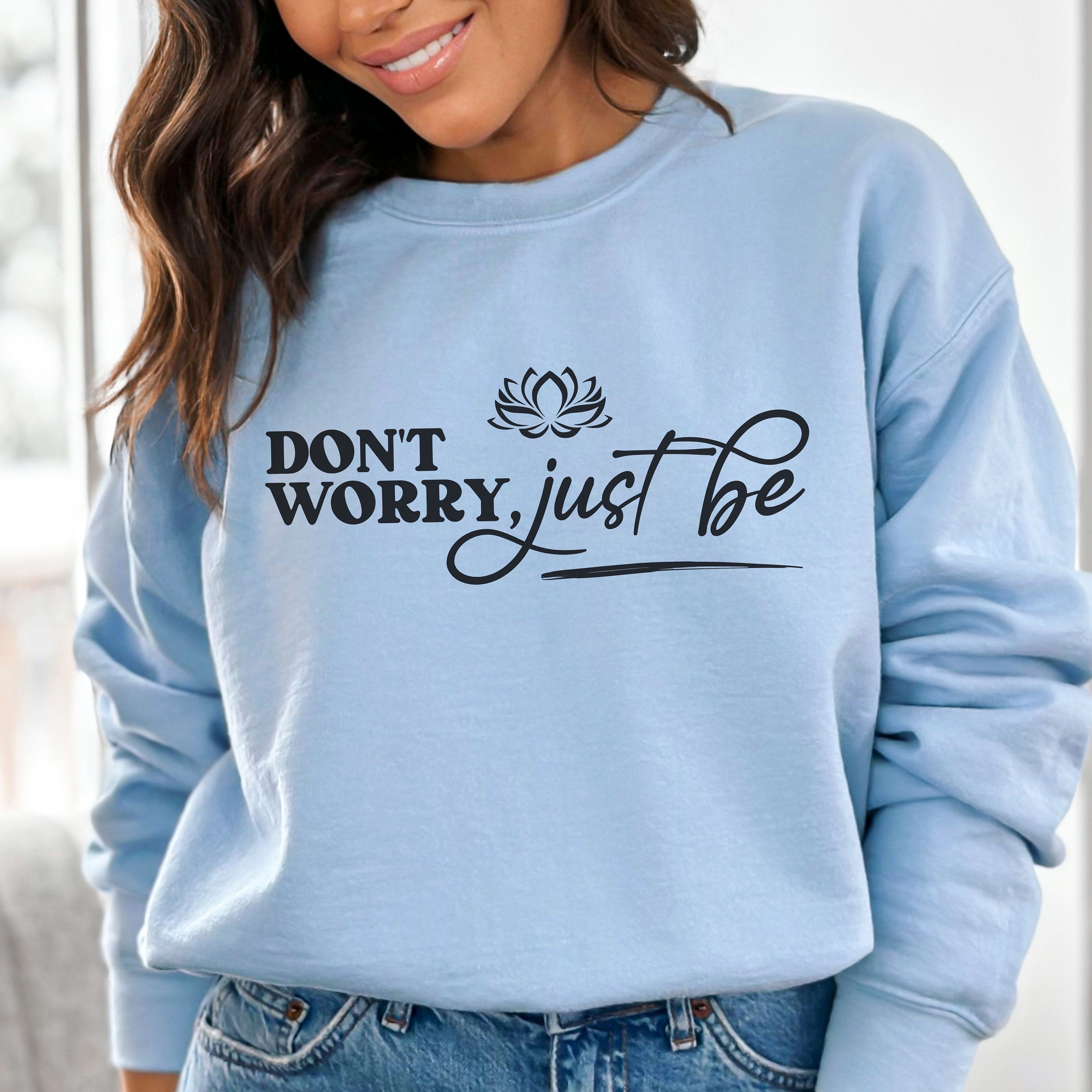 Minimalist Spiritual Namaste Mental Health Sweatshirt-lovefitte