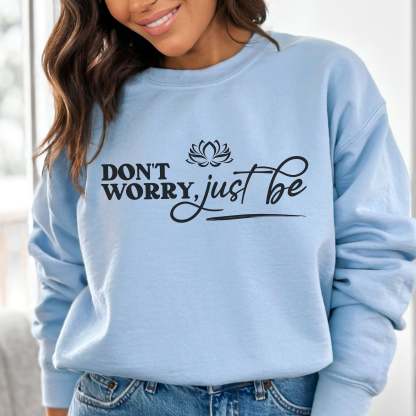 Minimalist Spiritual Namaste Mental Health Sweatshirt-lovefitte