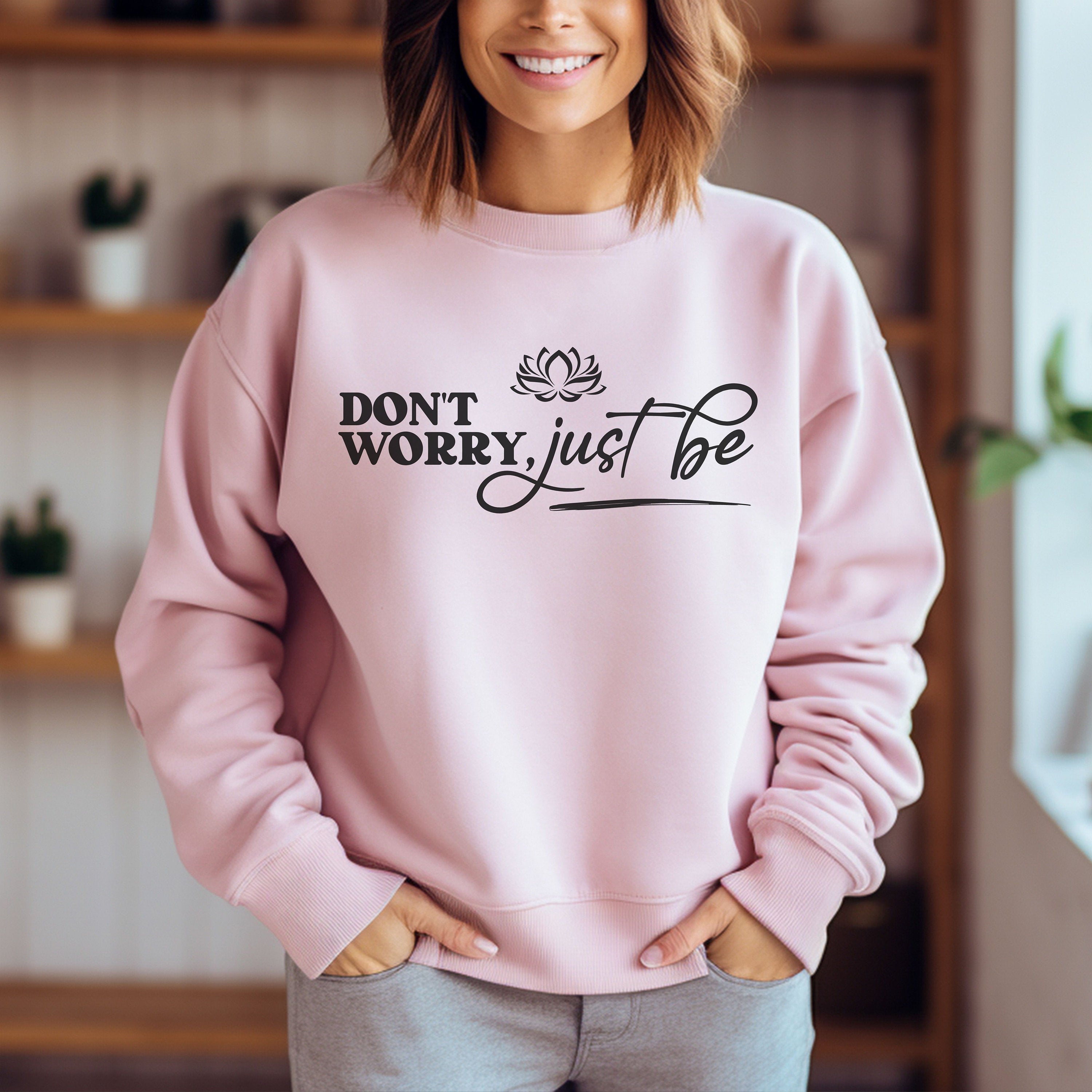 Minimalist Spiritual Namaste Mental Health Sweatshirt-lovefitte