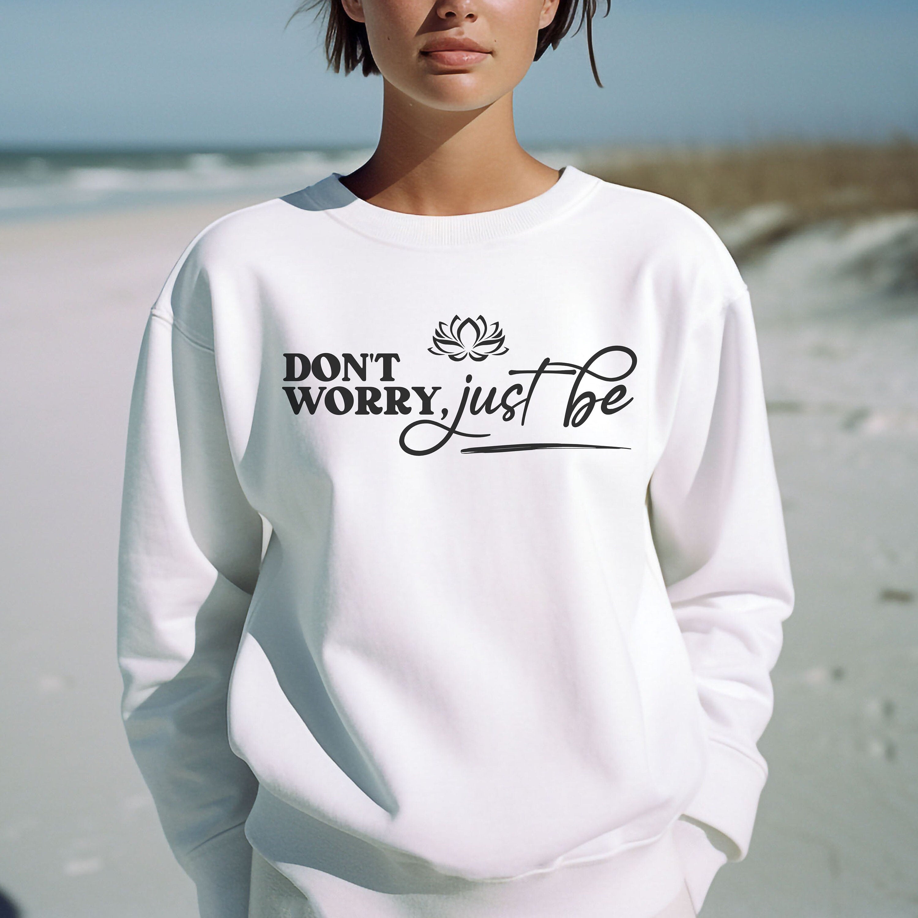 Minimalist Spiritual Namaste Mental Health Sweatshirt-lovefitte