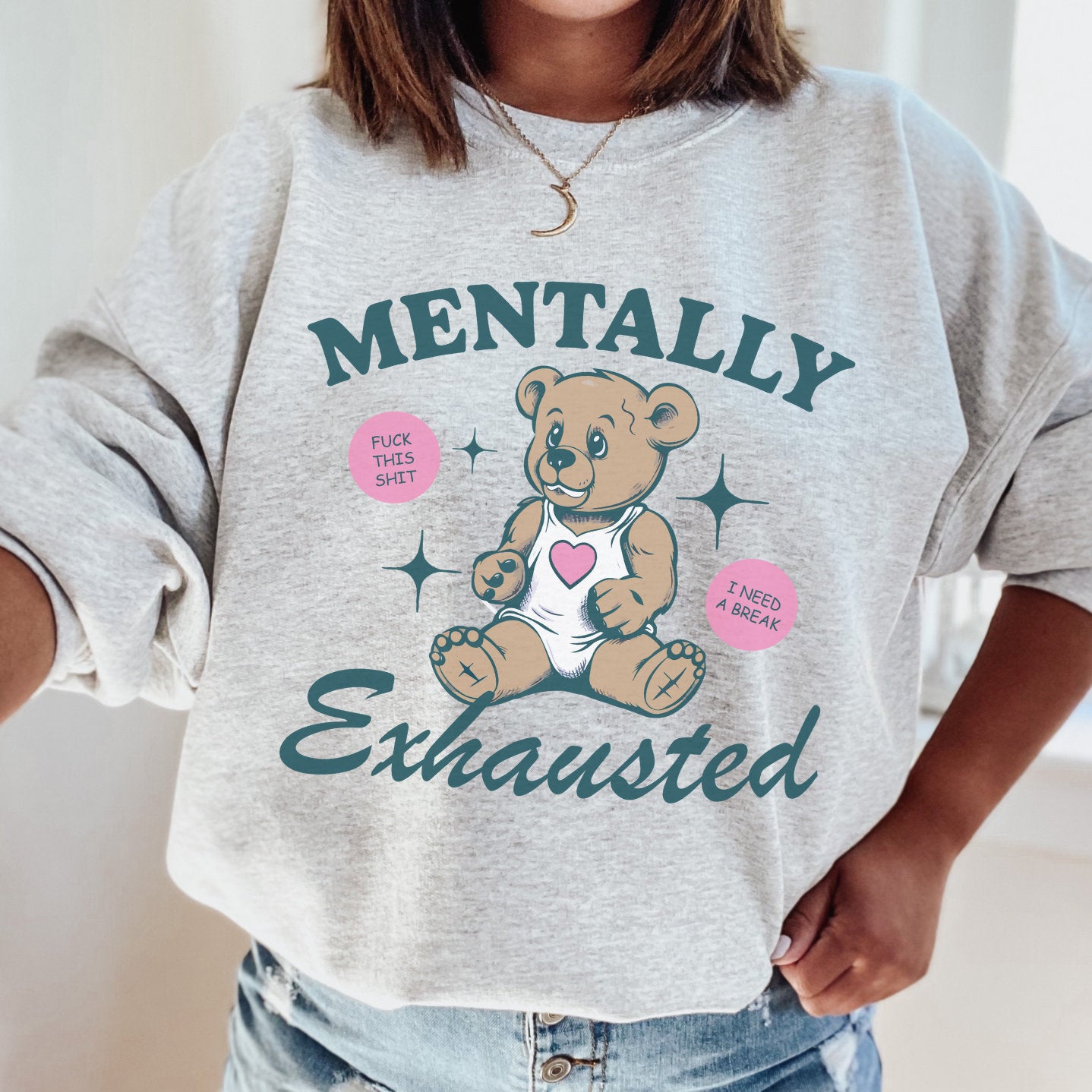 Mentally Exhausted Sweatshirt-lovefitte