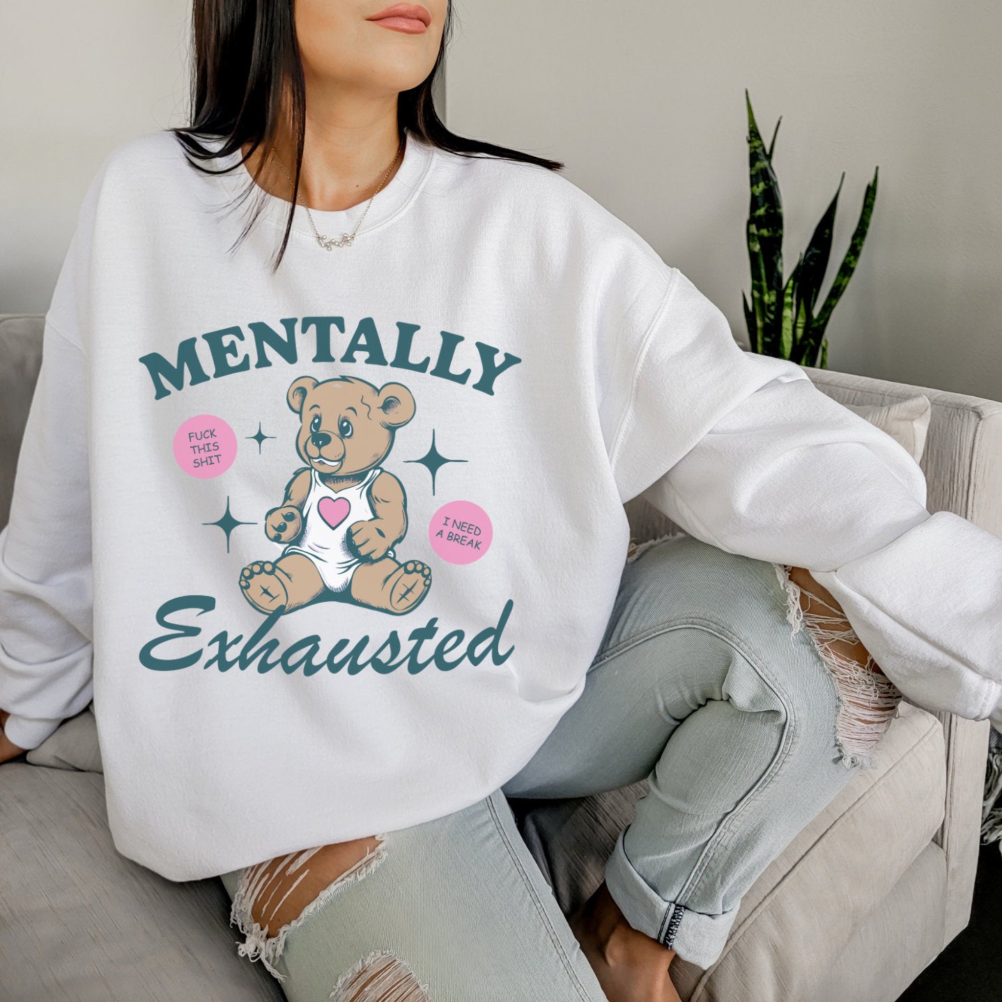 Mentally Exhausted Sweatshirt-lovefitte