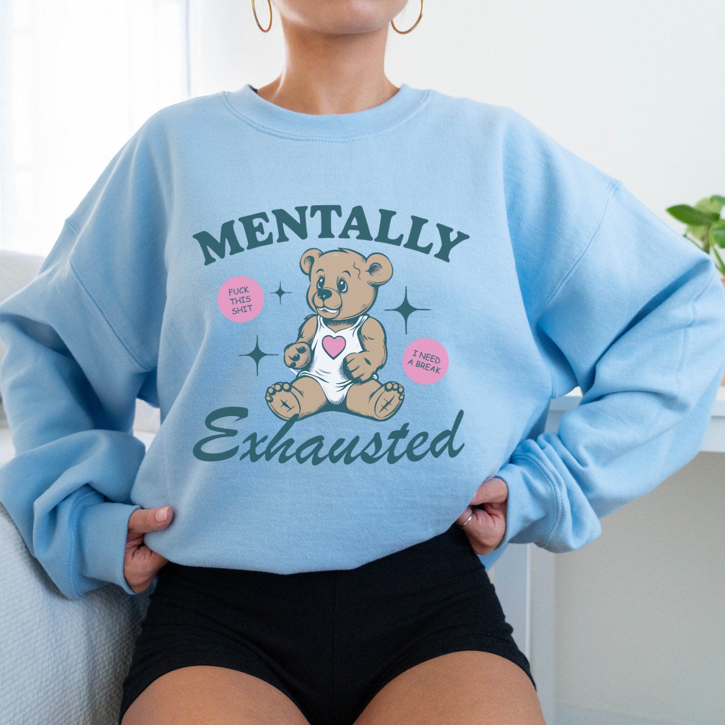 Mentally Exhausted Sweatshirt-lovefitte