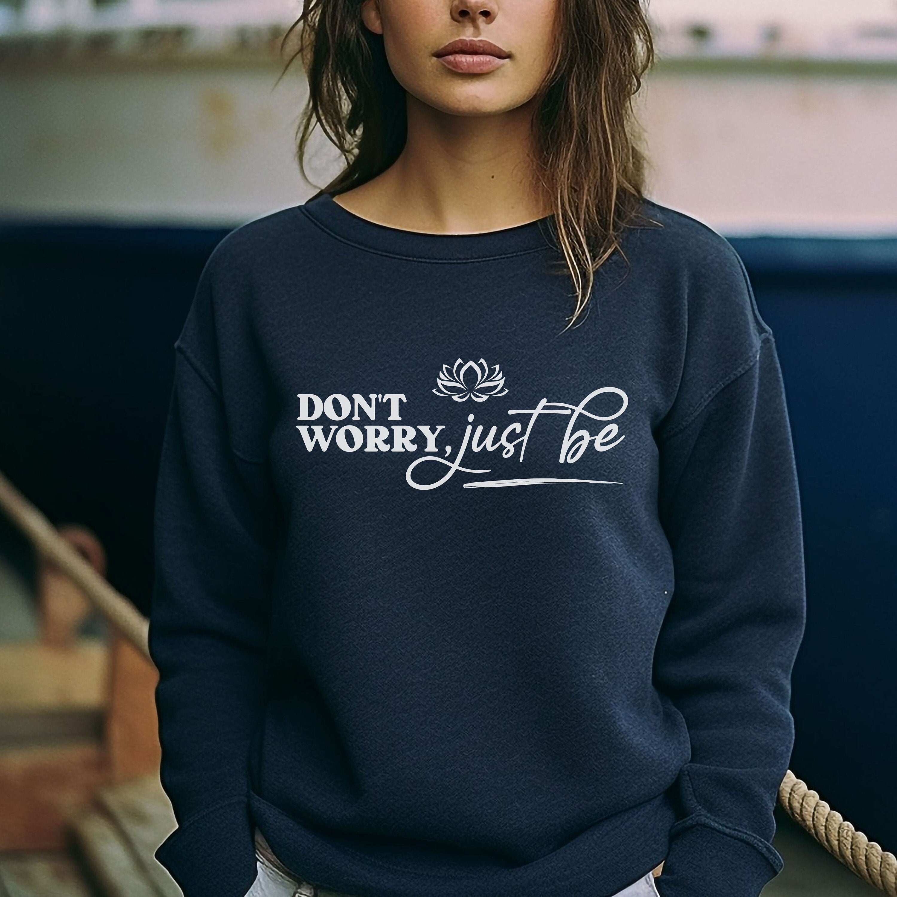 Minimalist Spiritual Namaste Mental Health Sweatshirt-lovefitte