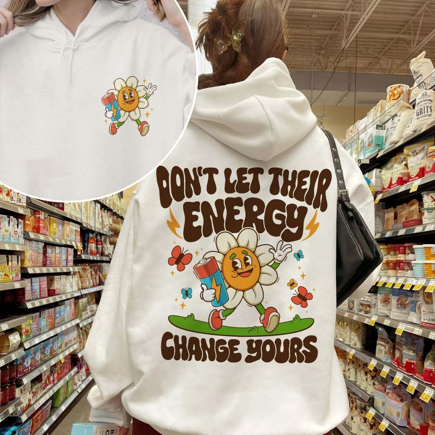 Don't Let Their Energy Change Yours Hoodie-lovefitte