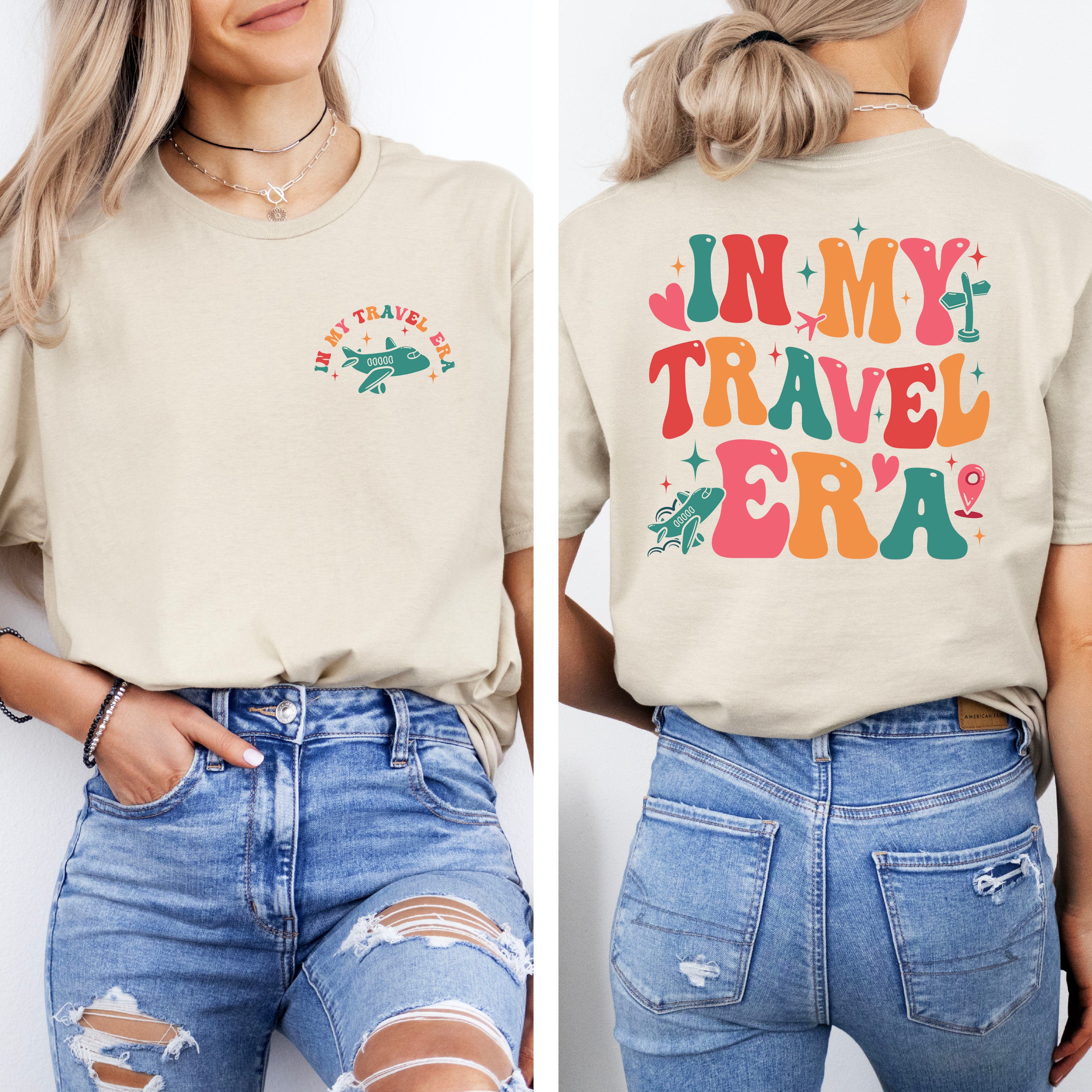 In My Travel Era Vacation T-Shirt-lovefitte