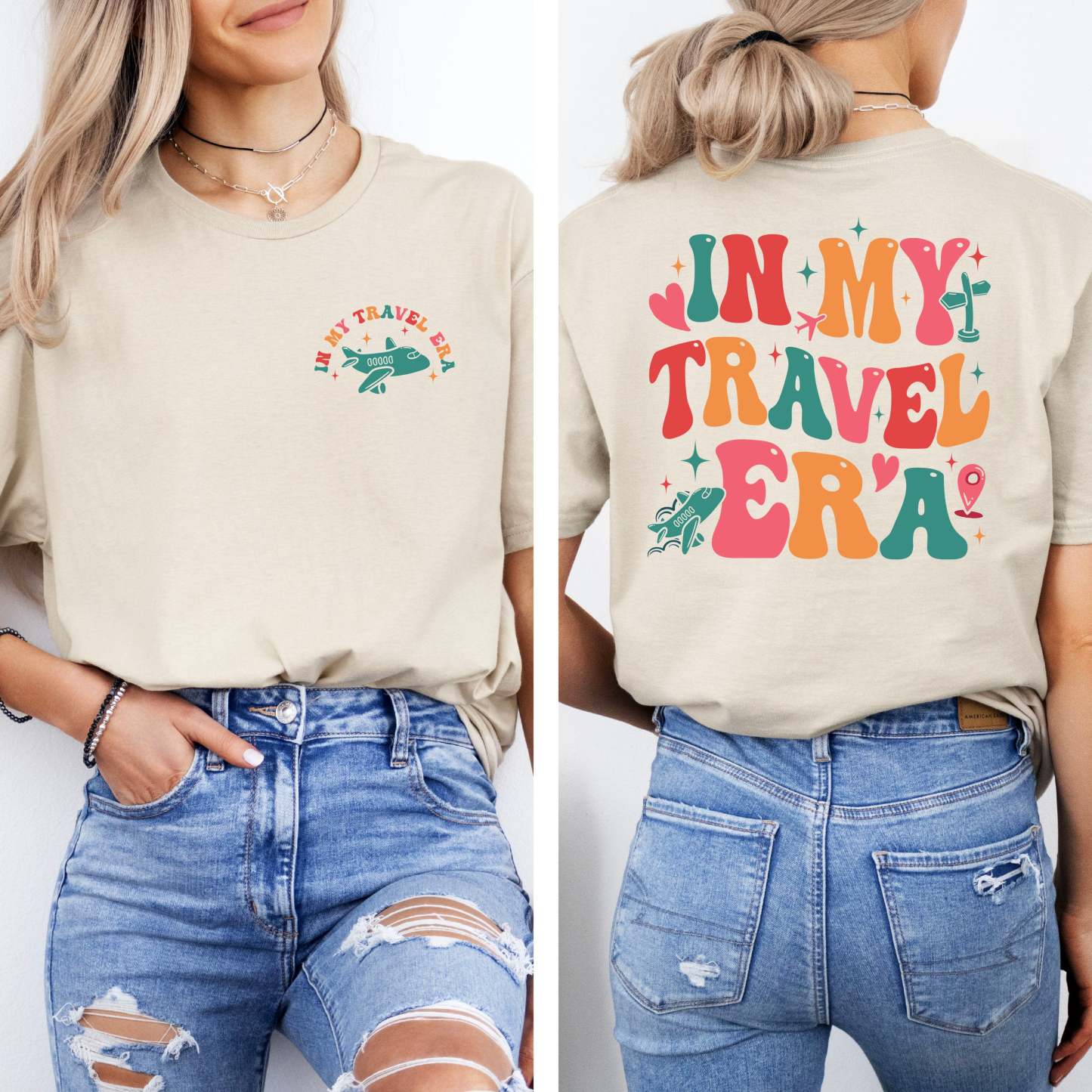 In My Travel Era Vacation T-Shirt-lovefitte