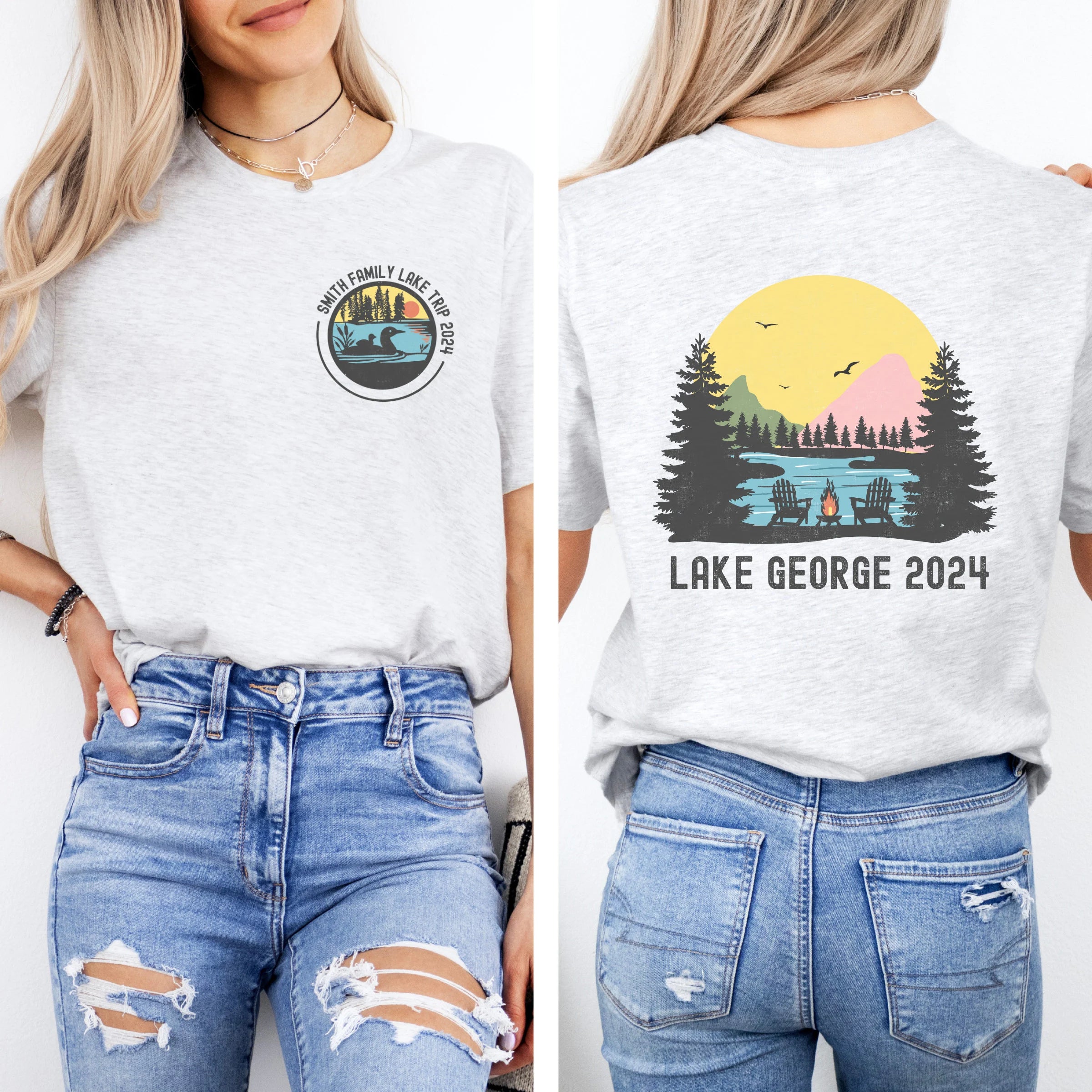 Lake Family Vacation T-Shirts-lovefitte