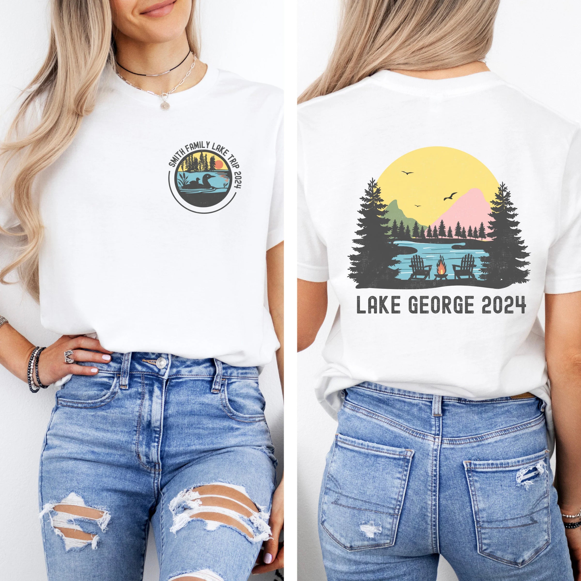 Lake Family Vacation T-Shirts-lovefitte