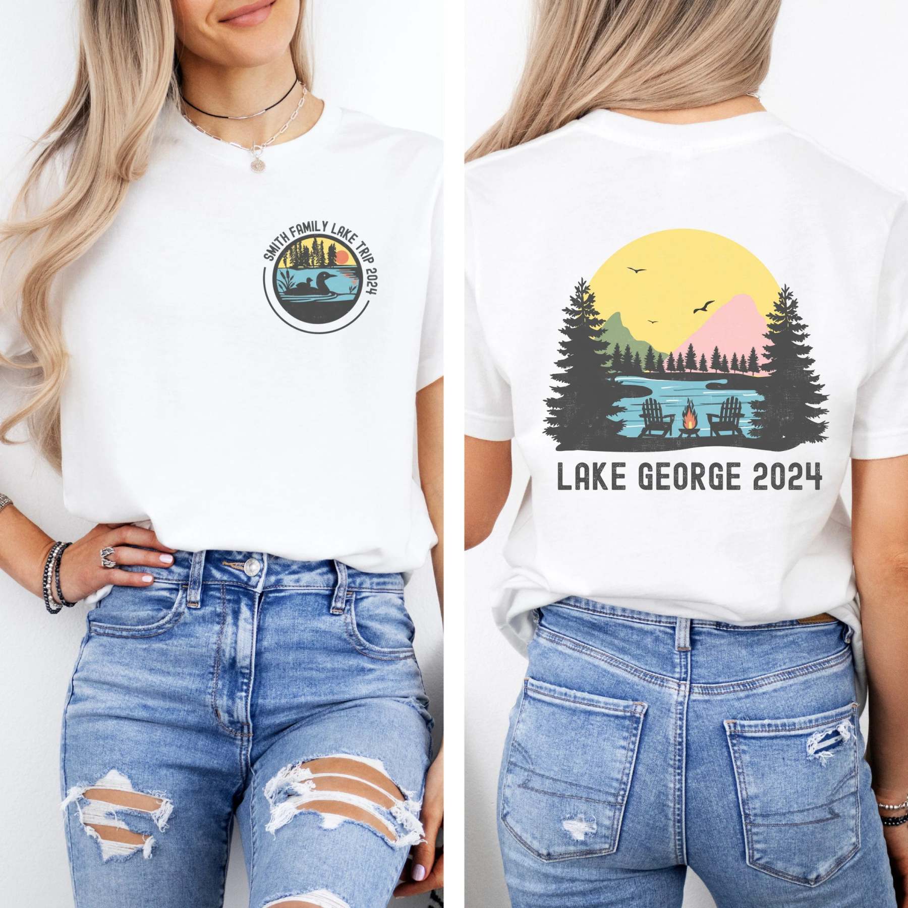 Lake Family Vacation T-Shirts-lovefitte