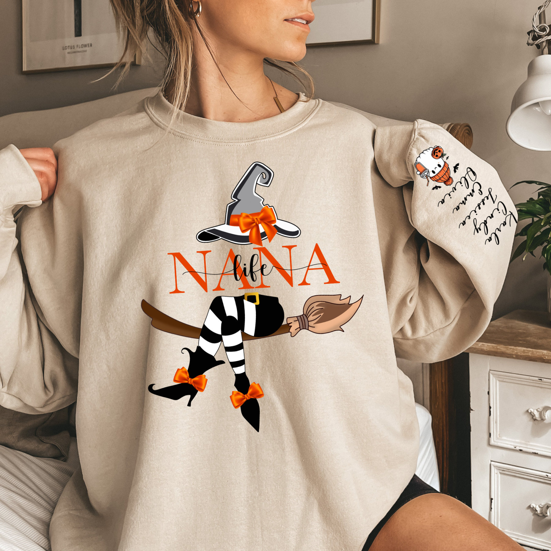 Halloween Nana Witch Sweatshirt