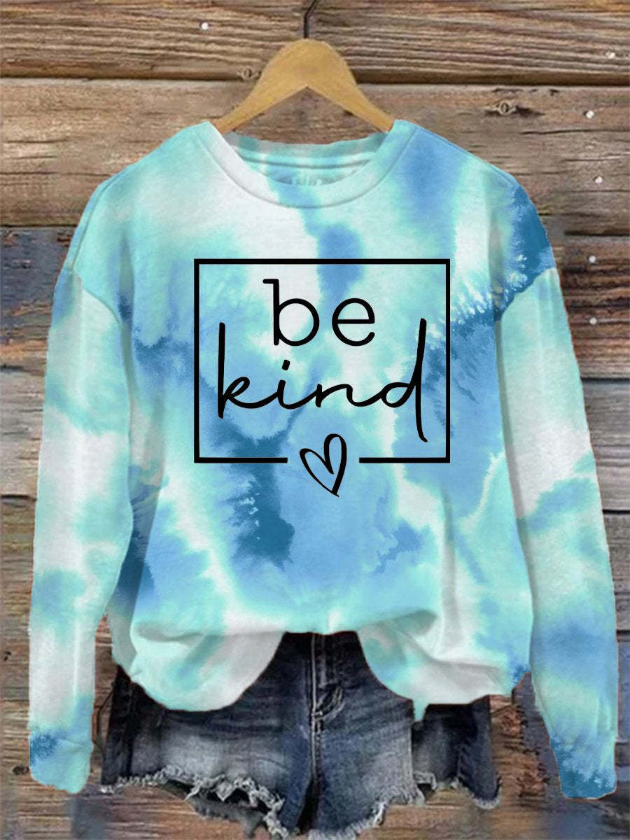 Women's Tie Dye Multicolor In My Kind Era Print Casual  Sweatshirt-lovefitte