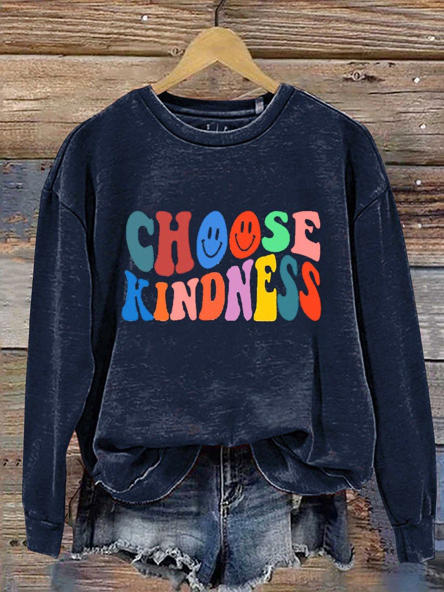 Choose Kindness Casual  Sweatshirt-lovefitte
