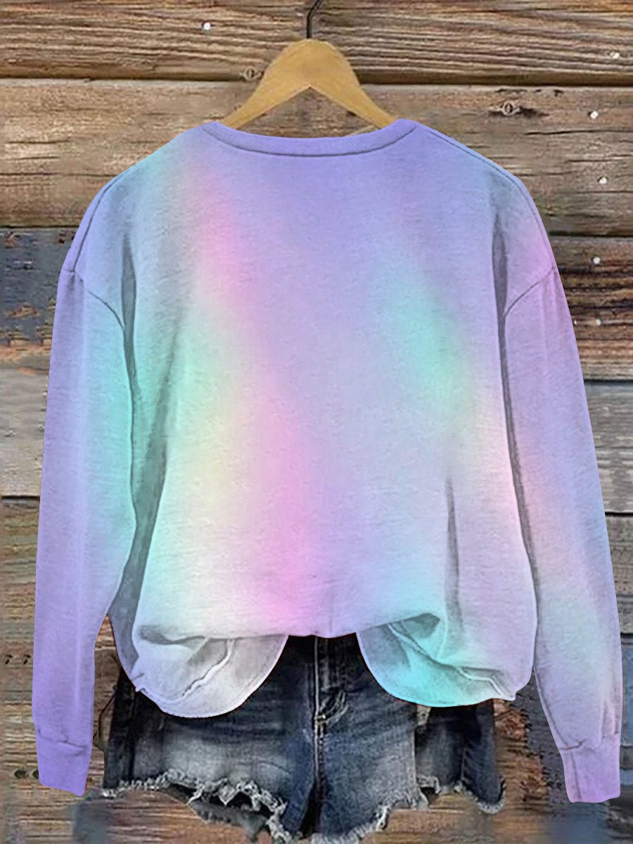 Unisex Women's Men's Multicolor Be Kind Suicide Prevention Mental Print Casual Sweatshirt-lovefitte