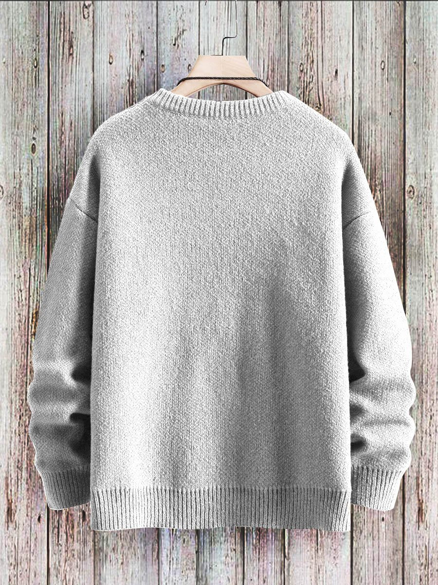 Be Kind It's Really Not That Hard Art Pattern Print Casual Knit Pullover Sweatshirt-lovefitte