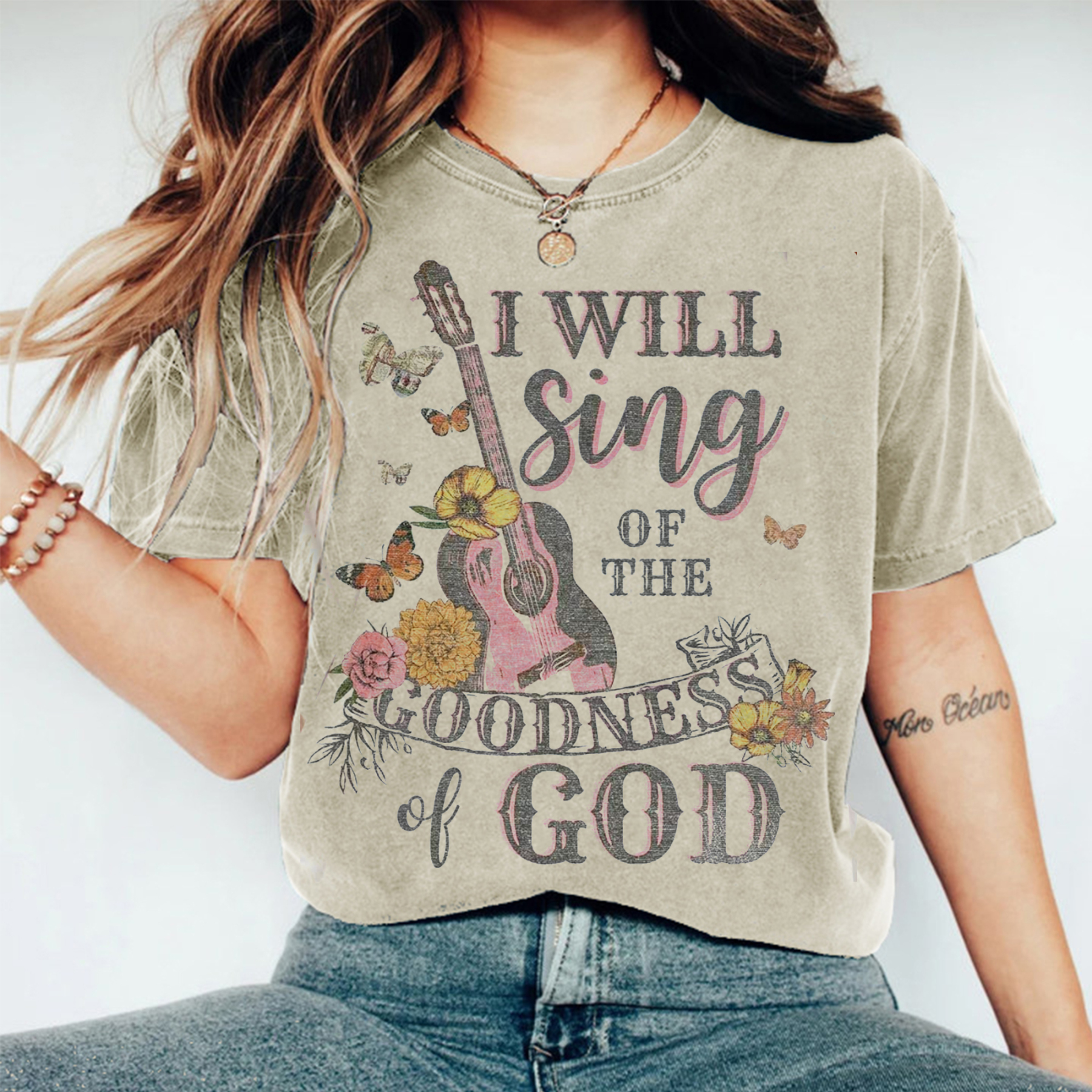i will sing of the goodness of god T-Shirt-carlalin