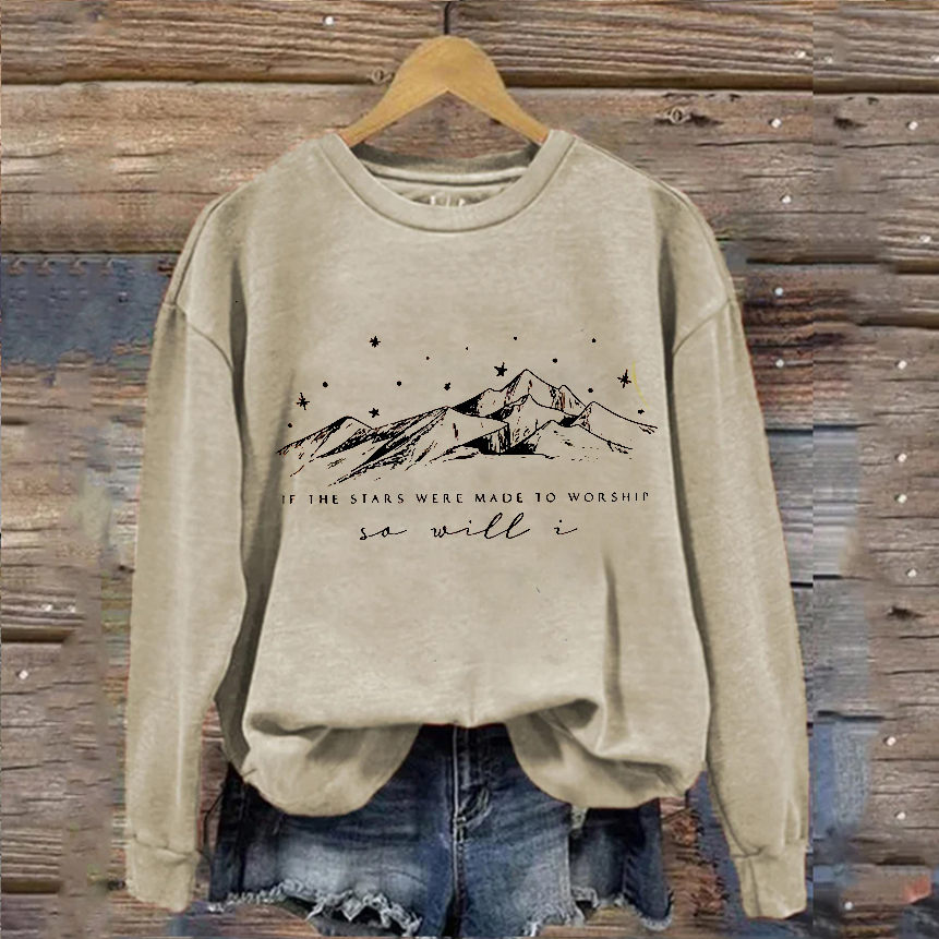 If The Stars Were Made To Worship Sweatshirt-carlalin