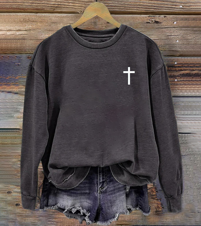 Cross Sweatshirt-carlalin