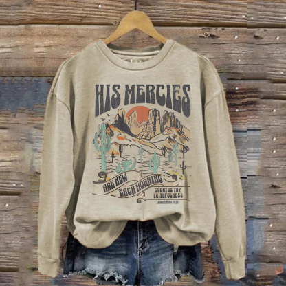 Vintage His Mercies Are new every morning Sweatshirt-carlalin