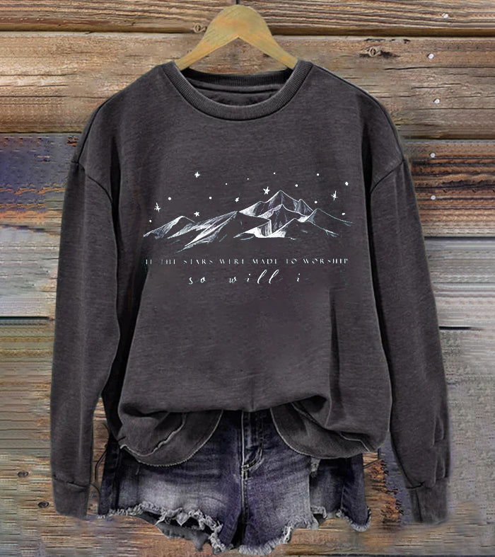 Vintage If The Stars Were Made To Worship Sweatshirt-carlalin
