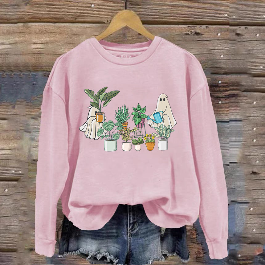Ghost Plant Lady Sweatshirt-carlalin