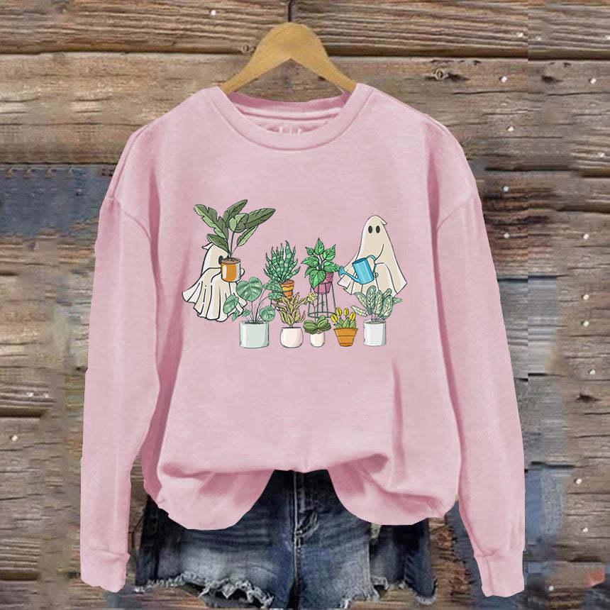 Ghost Plant Lady Sweatshirt-carlalin
