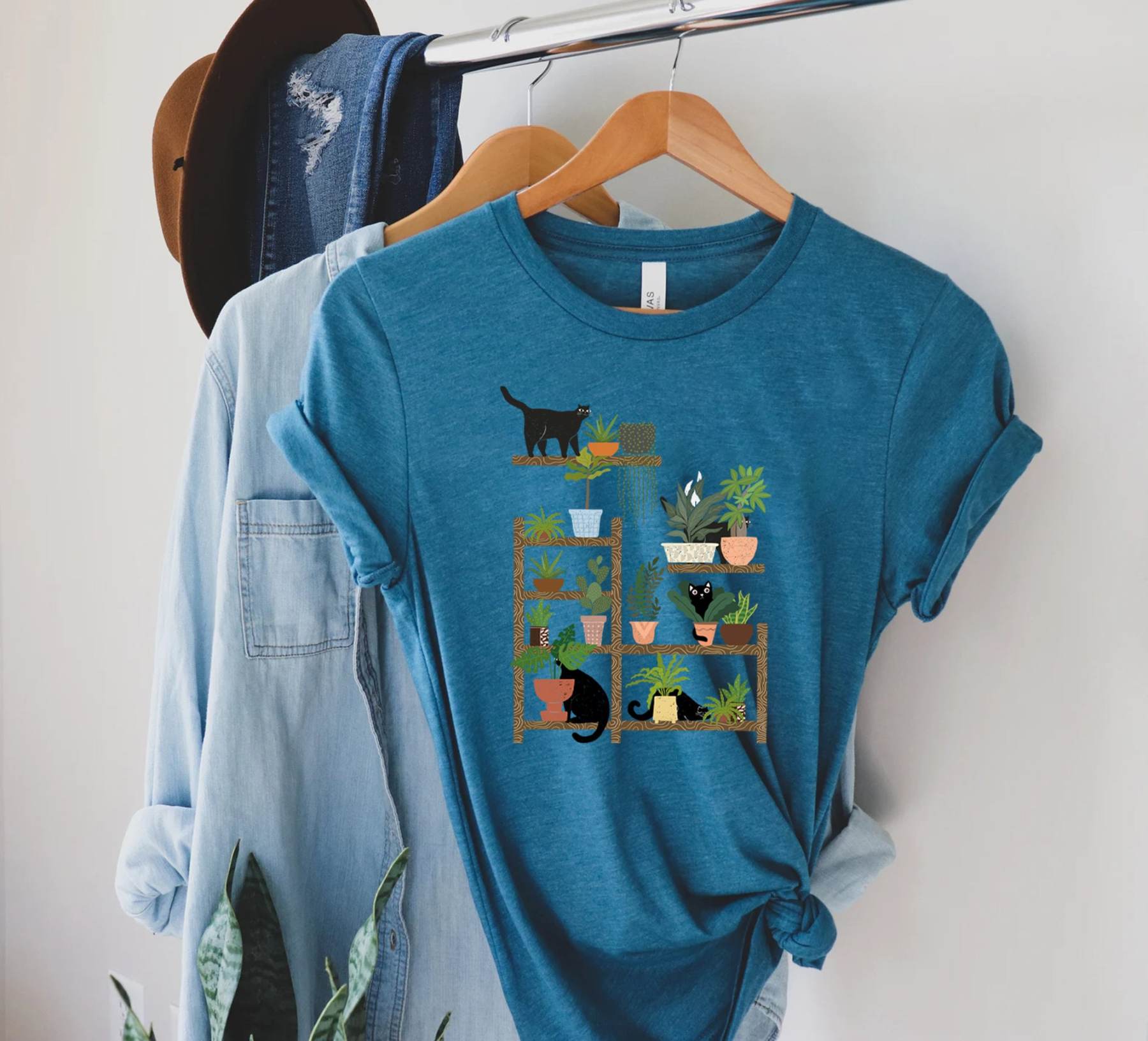 Cats and Plants Shirt