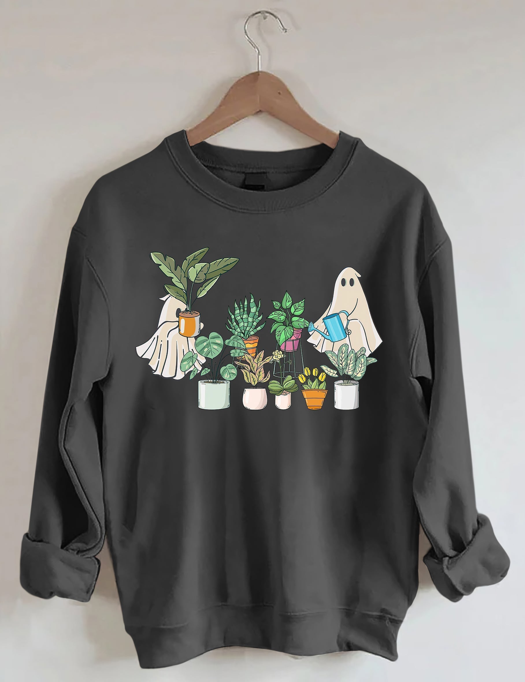 Ghost Plant Lady Sweatshirt-carlalin