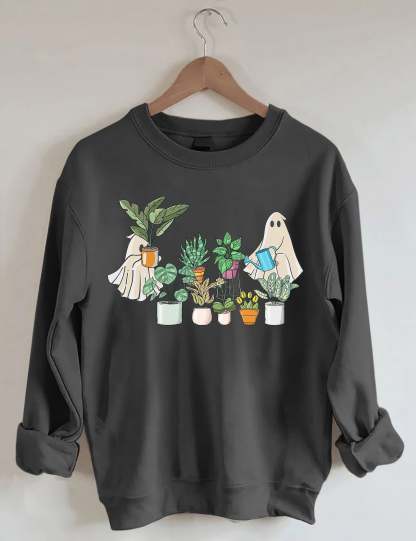 Ghost Plant Lady Sweatshirt-carlalin