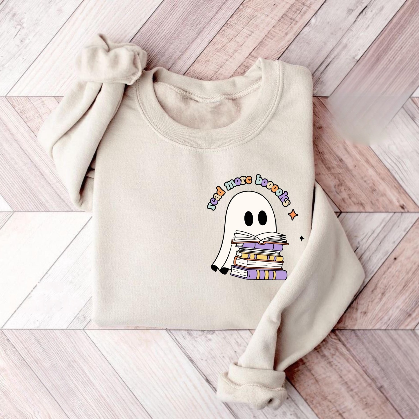 Ghost Reading Sweatshirt